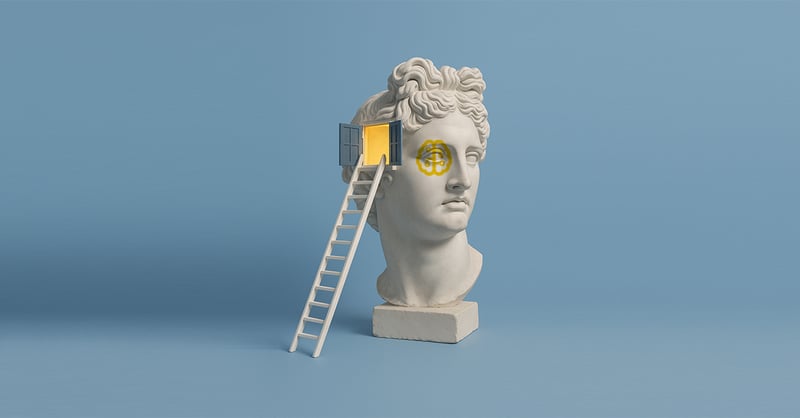 1200 x 628 Statue med dør i hovedet