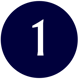 1 tal - icon blå -2