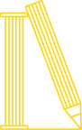 pencil column outline - gennemsigtig