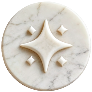 Icon i marmor - stjerne