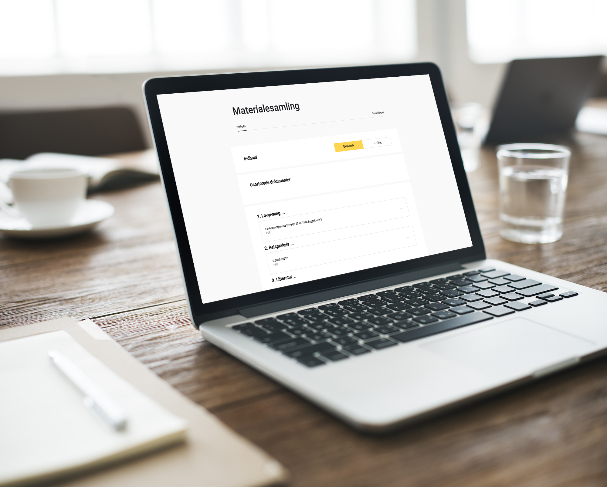 Karnov Online Jura: Lav egne materialesamlinger